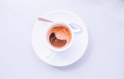 coffee cup white ceramic mug with coffee bowl